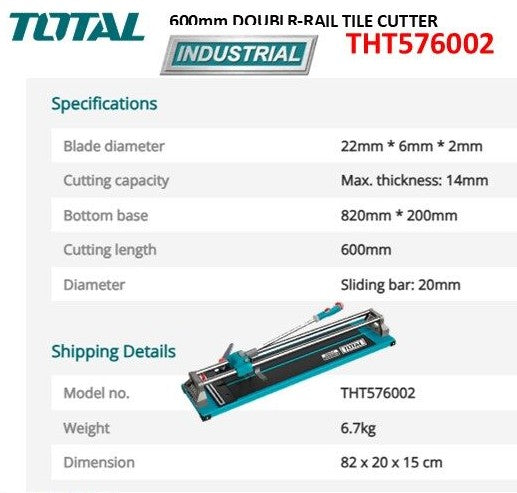 Tile Cutter 600mm