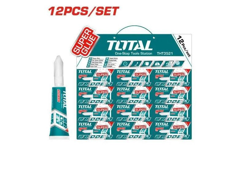 TOTAL Super glue(12 Pcs/set)