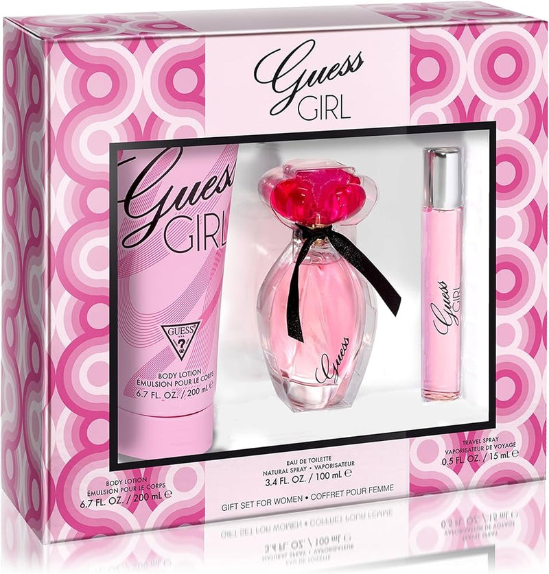 Guess Girl Set (EDT 100ml + BL 200ml + EDT 15ml) for Women