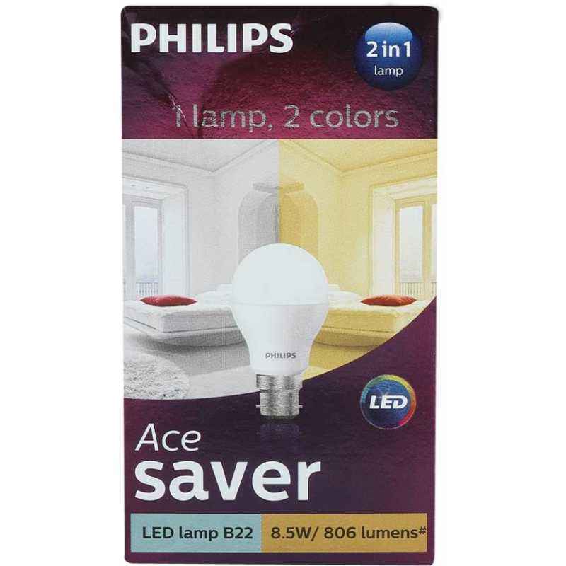 Philips LED 8.5W B22 Bulb 2in1   (BUY 3 GET 1 FREE)