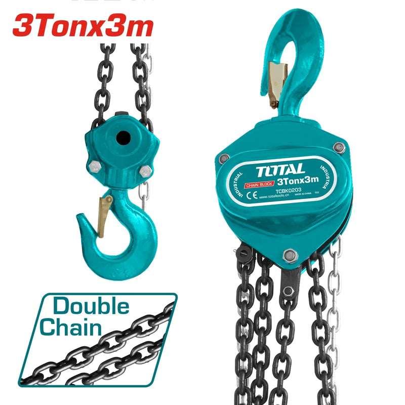 Chain block 3Ton (3m Lift ) Industrial