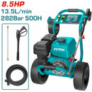 TOTAL Gasoline pressure washer 8.5hp 282bar (Industrial) - TGT250306