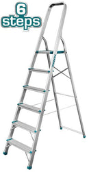 TOTAL ALUMINIUM LADDER 6 STEPS