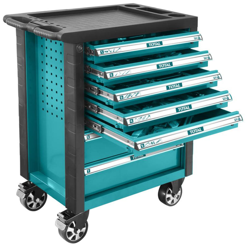 162 PC TOOLS CHEST (Drawers Roller Cabinet with brake)