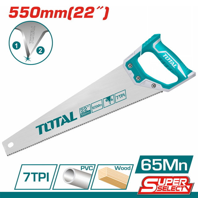 TOTAL Hand saw 22" / 550mm