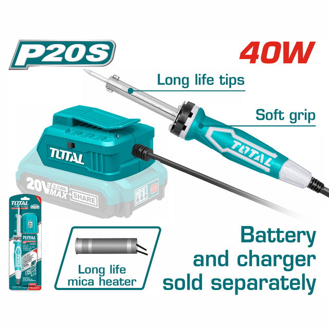 TOTAL Li- ion SOLDERING IRON 20V