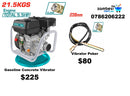 TOTAL Gasoline concrete vibrator 5.5hp & Poker