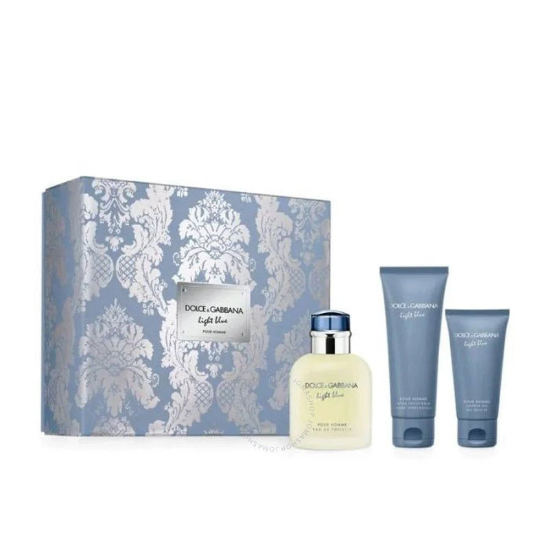 Dolce & Gabbana Light Blue Pour Homme Edt 125ml + Asb 75ml + Sg 50ml Set