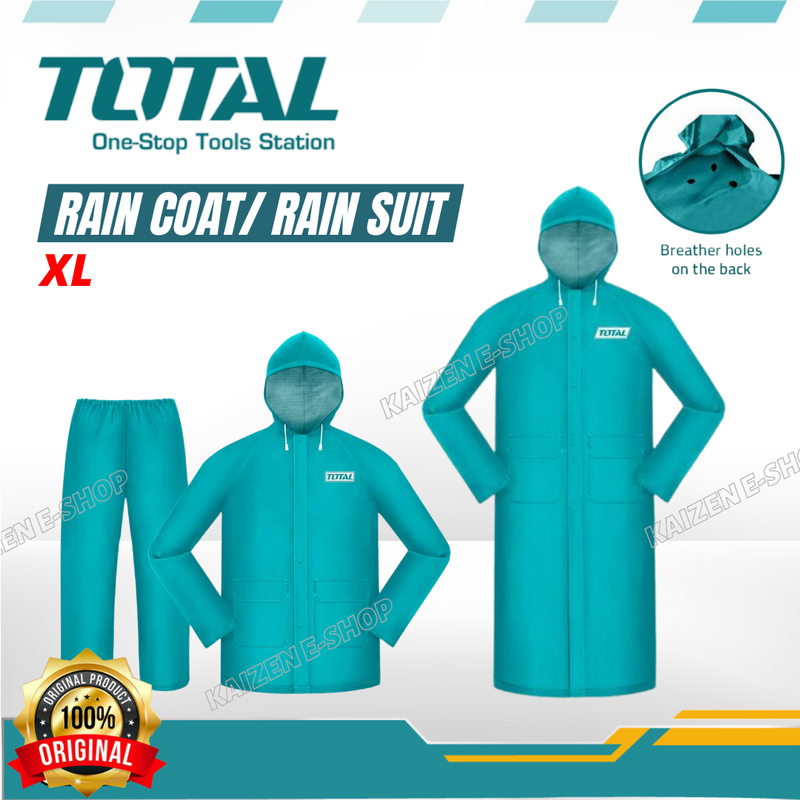 TOTAL RAIN SUIT (M, L, XL, XXL, XXL)