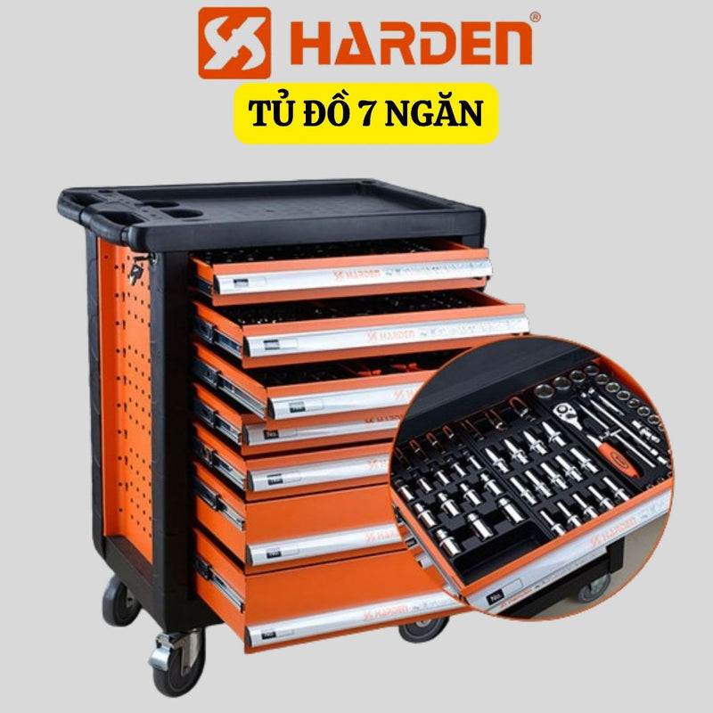 7 Drawers Roller Cabinet with brake - Harden - 520605