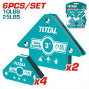 TOTAL MAGNETIC WELDING HOLDER SET 6PCS