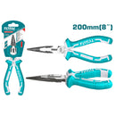 TOTAL Long nose pliers 200mm