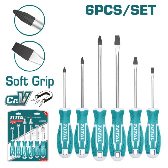 6 pcs screwdriver set