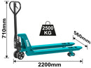 TOTAL HAND PALLET TRUCK 2.500Kg