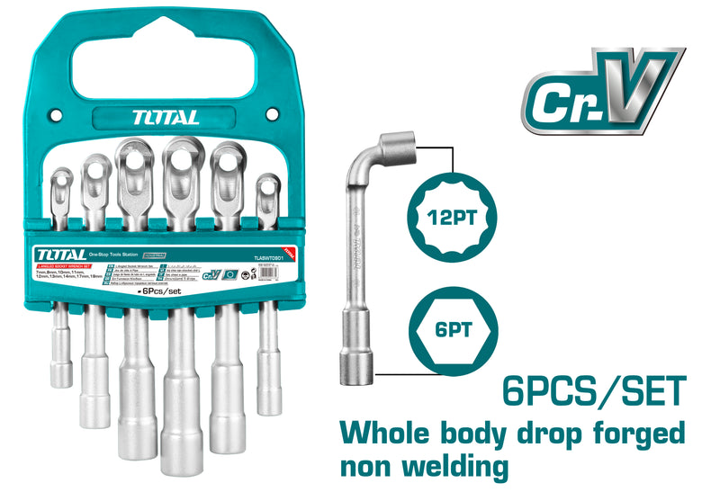 L-Angled Socket Wrench Set